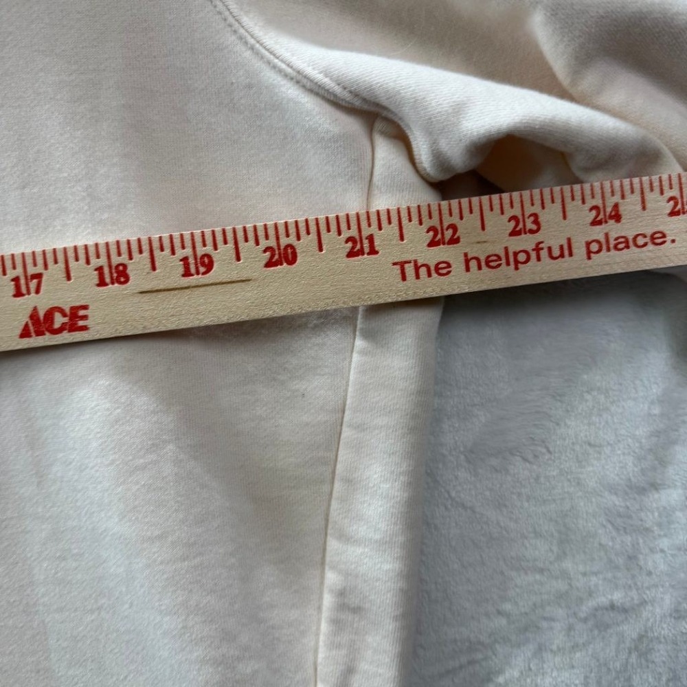 Athleta XS Blush Pink Hoodie Tunic Pullover Cotton Split Hem Side Pockets - Picture 4 of 10